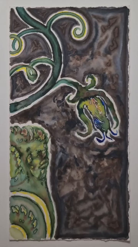 Thorn by Raw Art in New England: Pack of 10 Greeting Cards. US only.